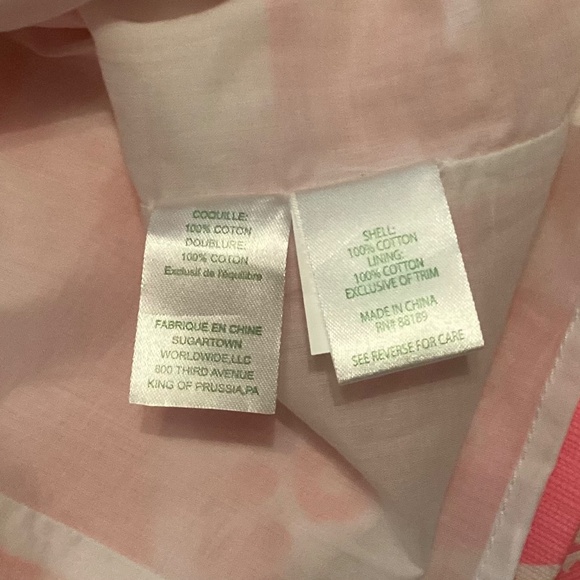 Lilly Pulitzer Mila shift dress Hot Coral Trunk In Love - Picture 4 of 5